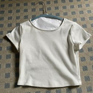 Princess Polly white baby tee